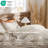 Boho Tufted Queen Comforter Set  for All Seasons, 3 Pieces Chic Embroidery Bed Set, Soft Fluffy Cozy Comforter-123132507