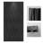 Art3d 47.2''X23.6'' Black PVC Wall Panel,Wavy Textured Accent Wall Paneling for Living Room,TV Backdrop(Set of 6)-94007900