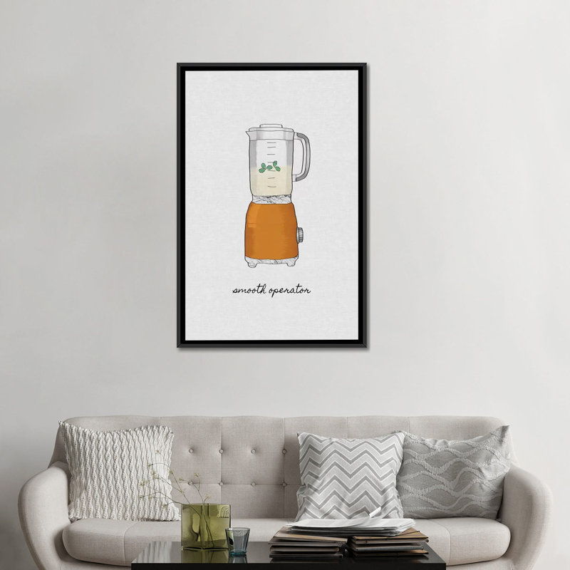 « Smooth operator » par Orara studio, reproduction d’art graphique sur toile tendue, H 26 po x l 18 po x P 1,5 po