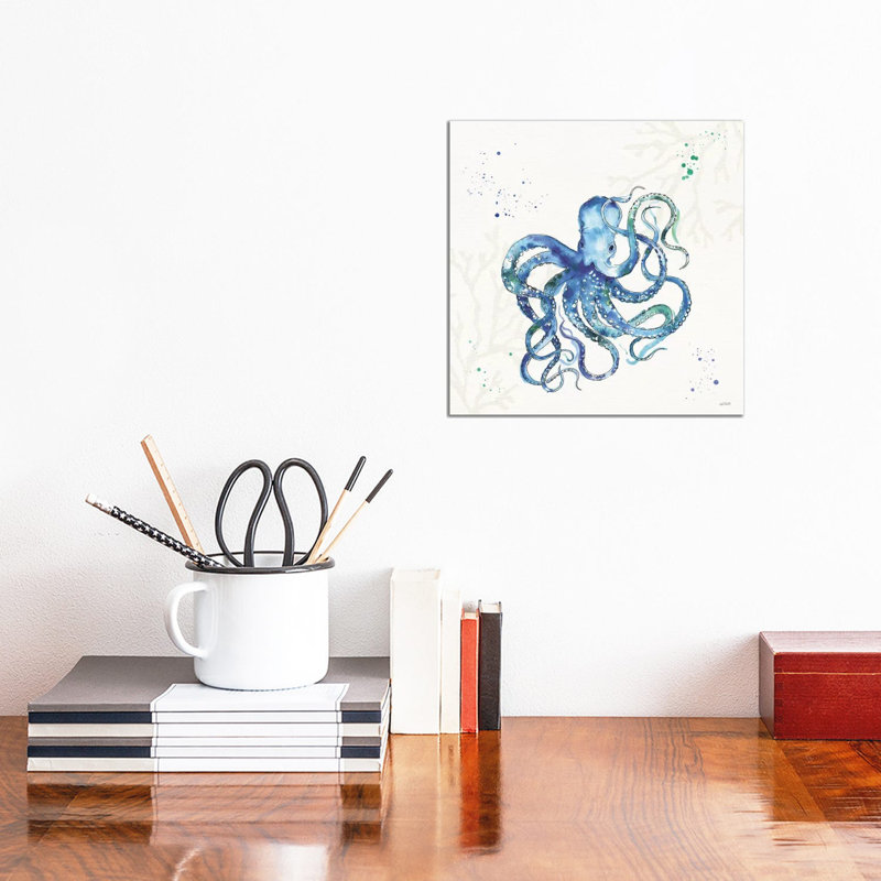 Deep Sea II No Words 1 Piece Wrapped Canvas Wall Art, 30.48cm H x 30.48cm W