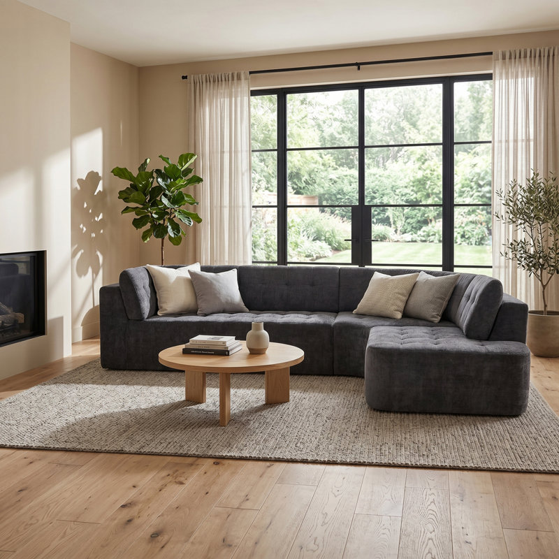 Canapé modulaire 3 pièces, Gray