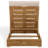 Melrose Montford Brazilian Teak Chaise