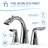 Nasoni Widespread Bathroom Fountain Faucet with Drain Assembly and Filter-64444368