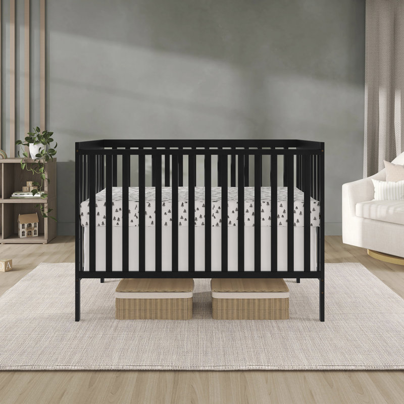 Synergy Convertible Crib, Black
