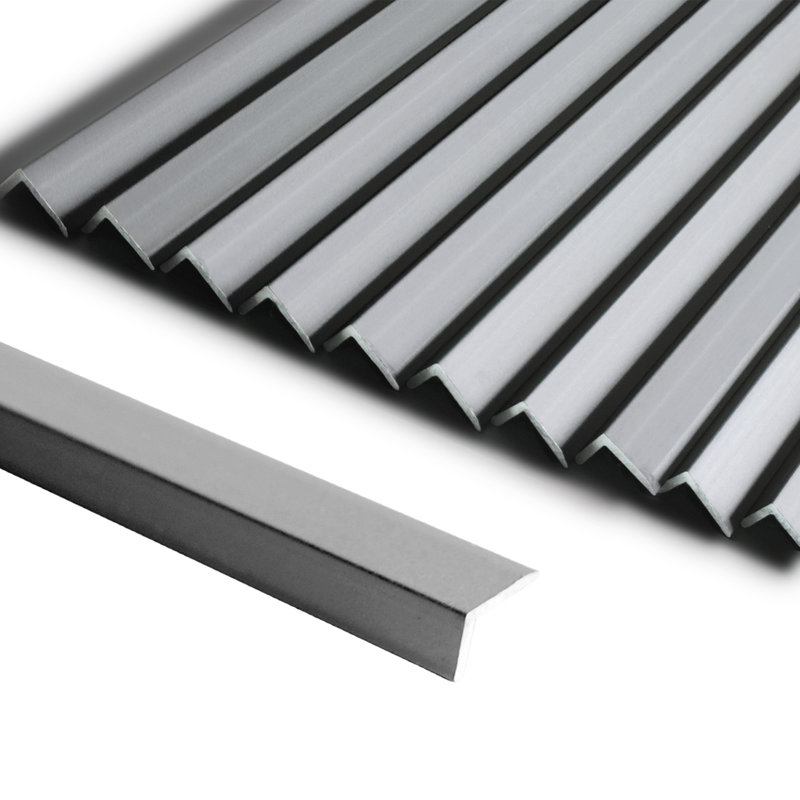Carreau de bordure 12 po x 0,25 po (10 pièces), Gris mat