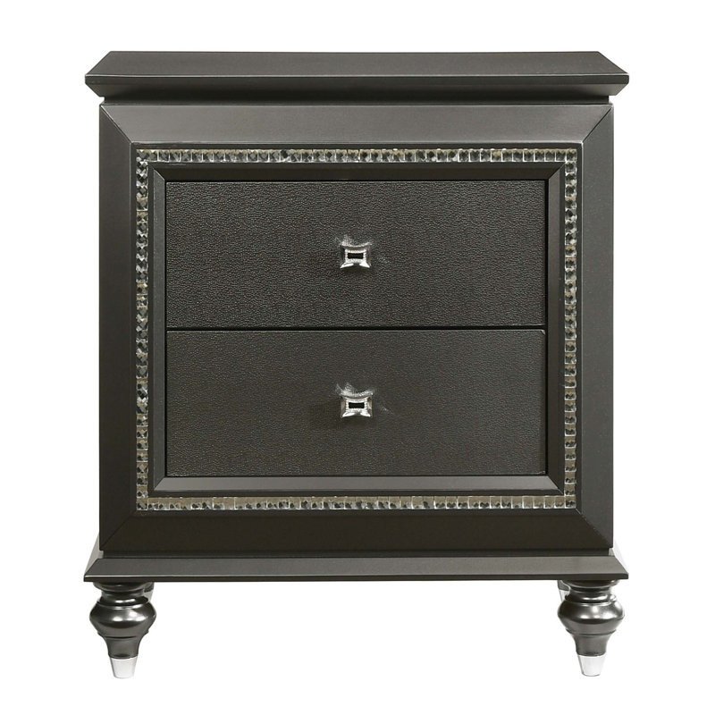 Nightstand with 2 Drawers