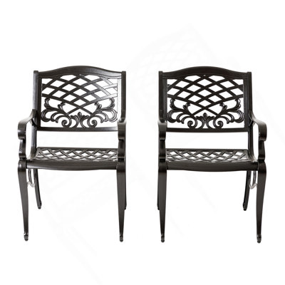 Chaise avec accoudoirs PHOENIX (ensemble de 2)