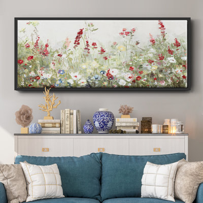 Sweet Spring Meadow- Framed Canvas
