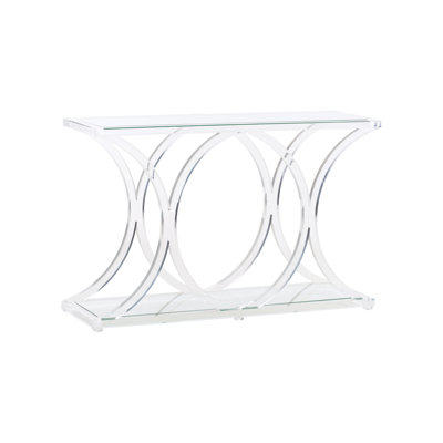Sweeping Acrylic Console