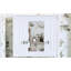 Wall Mounted Bathroom Mirror Cabinet With 4 Shelves, White And Stylish Mounted, Functional Storage