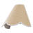 1-Light Hardwired Rattan Flush Mounted Sconce