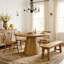 Round Solid Wood Dining Table