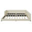 Lit plateforme tapissier grand et simple TG, lit mère et enfant, similicuir-624395597