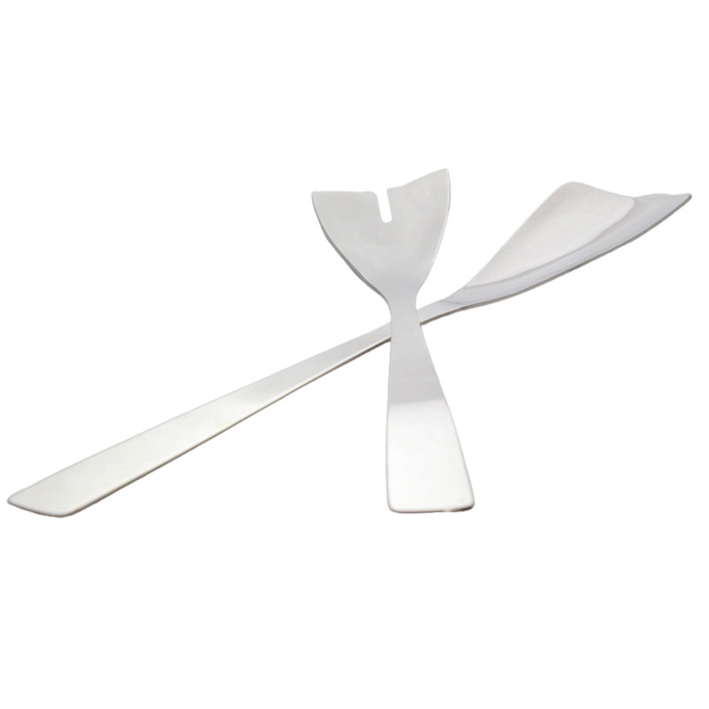 Rundelle Stainless Steel Salad Servers