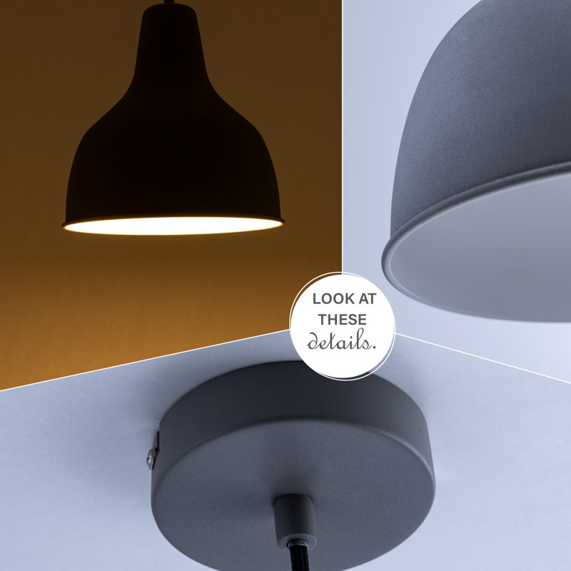 Popel 1 - Light Single Pendant, Grey