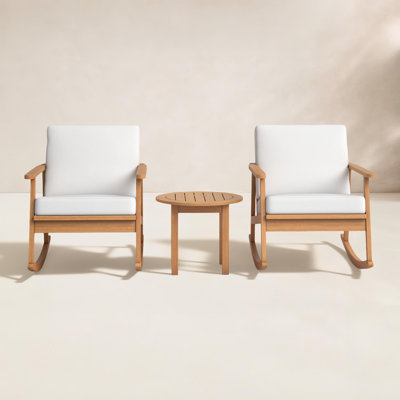 Olene 2 - Person Patio Conversation Set with Cushions