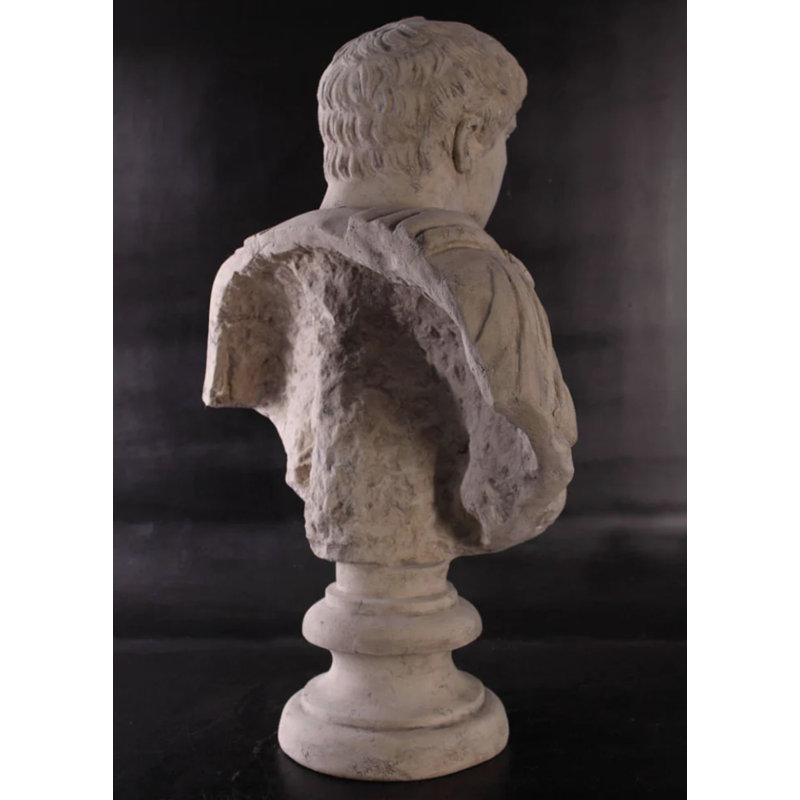 Statue buste de gladiateur grandeur nature