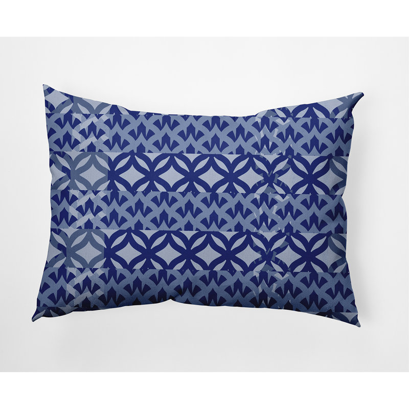 Coussin Greeko, Bleu