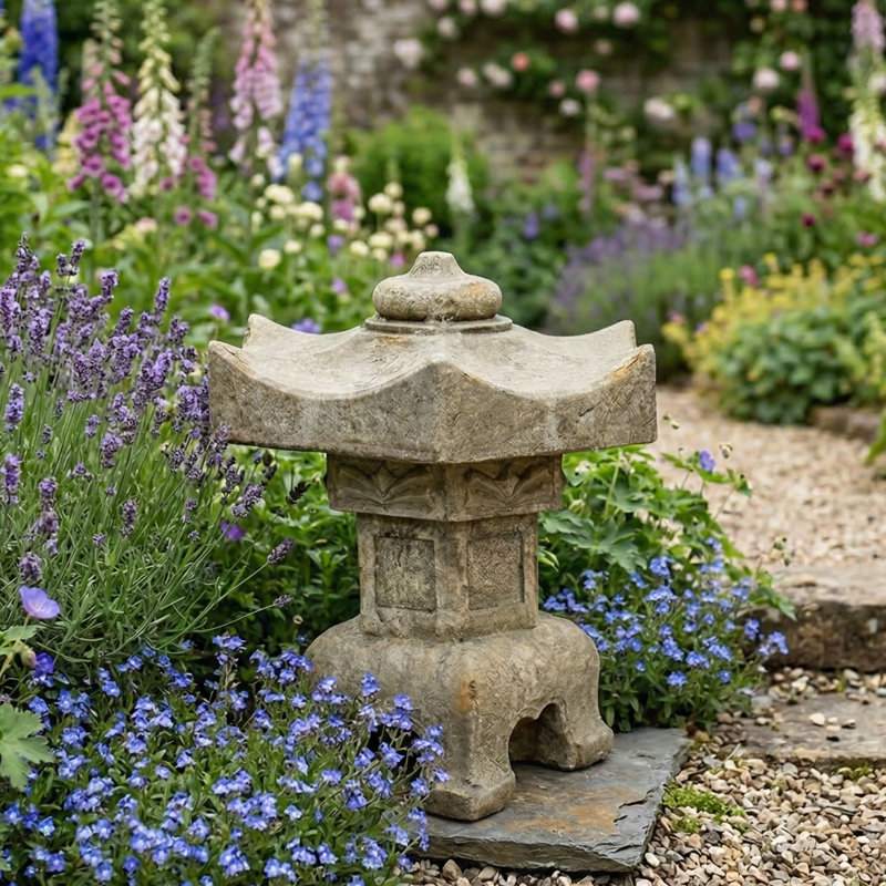 Brandle Weather Resistant Fiberstone Garden Statue, Brown
