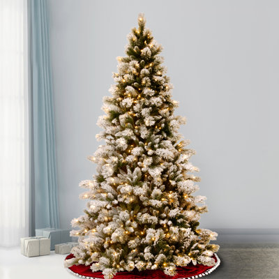 Mercury Row® 7.5' Lighted Pine Christmas Tree & Reviews | Wayfair