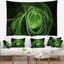 Tapisserie boule verte Abstract-28503444