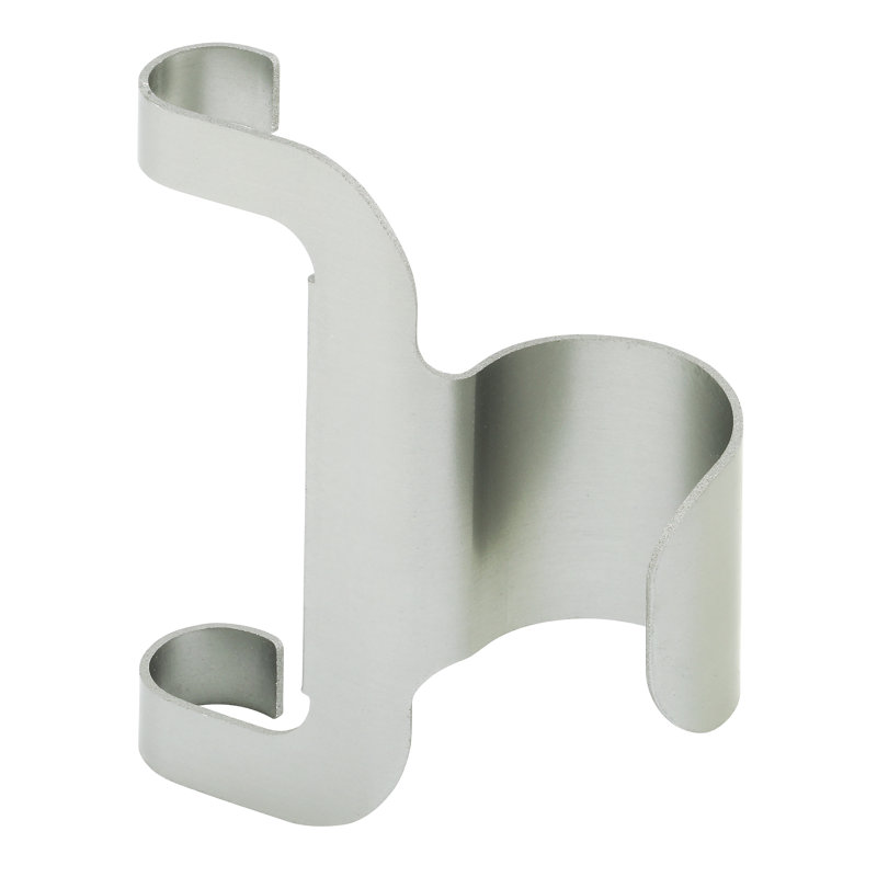 Adaptateur de poignée de porte à sécurité élevée avec ruban adhésif double face Prime-Line, fabrication en aluminium (paquet simple)