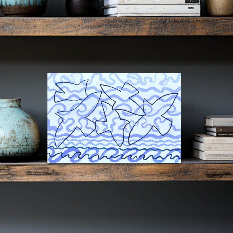 Waves Of Serenity by Isabelle Brent - Wrapped Canvas Print, 30.48 cm H x 45.72 cm W