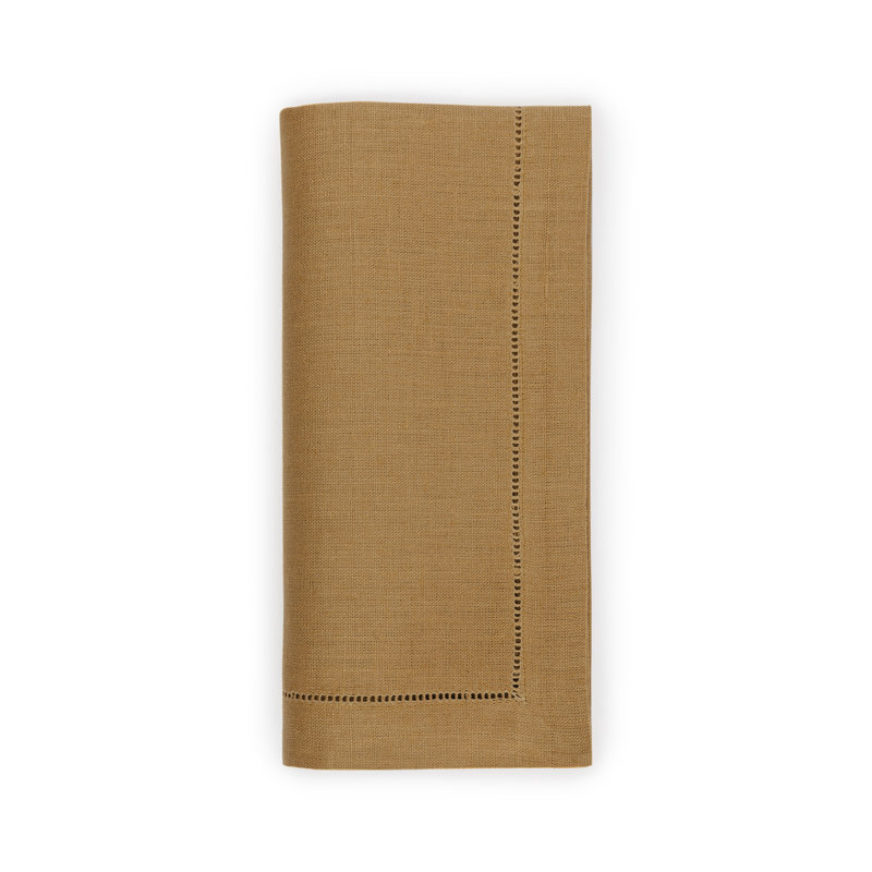 Festival Linen Rectangle Napkins, Curry