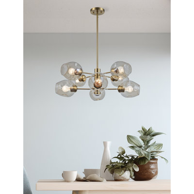 Lustre sphérique Spoutnik à 8 lumières Anastasia