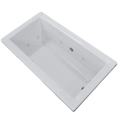 Guadeloupe 59.5'' x 31.63'' Drop-In Acrylic Bathtub