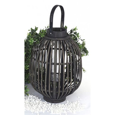 Lanterne de table en bambou