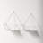 Gibson 2 Piece Diamond Metal Floating Shelf-971405896