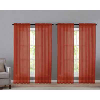 Panneau de rideau transparent d'extérieur Sarber Basic