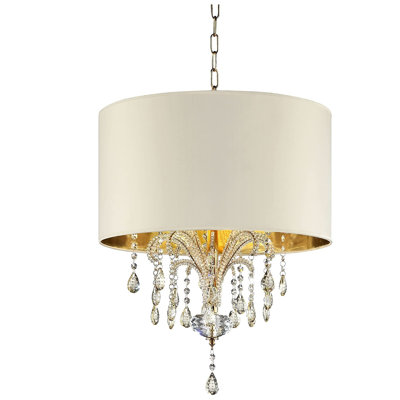 Lustree tambour 3 lumières unique Wynne