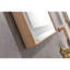 Miroir mural 118 "x 36" avec cadre en aluminium, brouillard, mémoire, 3 températures de couleur, contrôle continu de la luminosité, options de salle de bain en or brossé, réflexion claire,-565288731-565288728