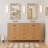 Claudett 60'' Double Bathroom Vanity with Top-2124527801-2093740146