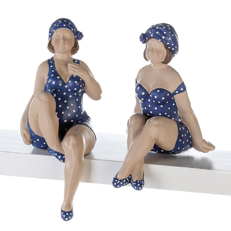 Sampson People Decorative Object, Blue/White