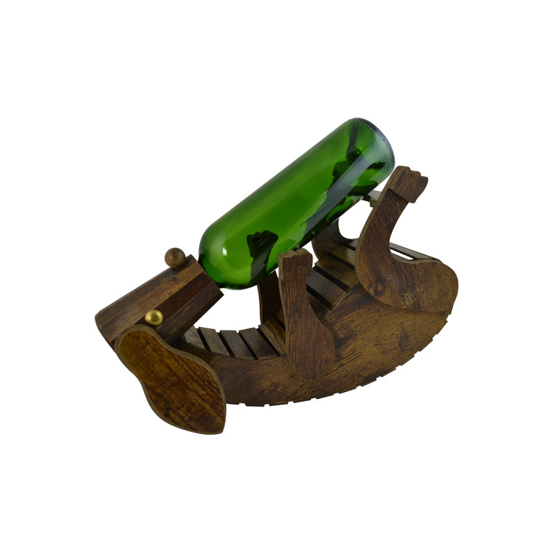 Porte-bouteille en bois 15 po