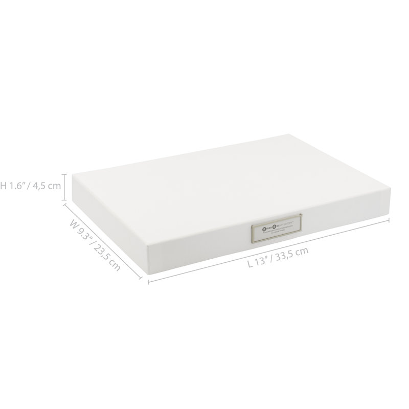 Sven Letter Document Box, White