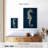 Brampt Antique Seahorse On Blue I-108446445