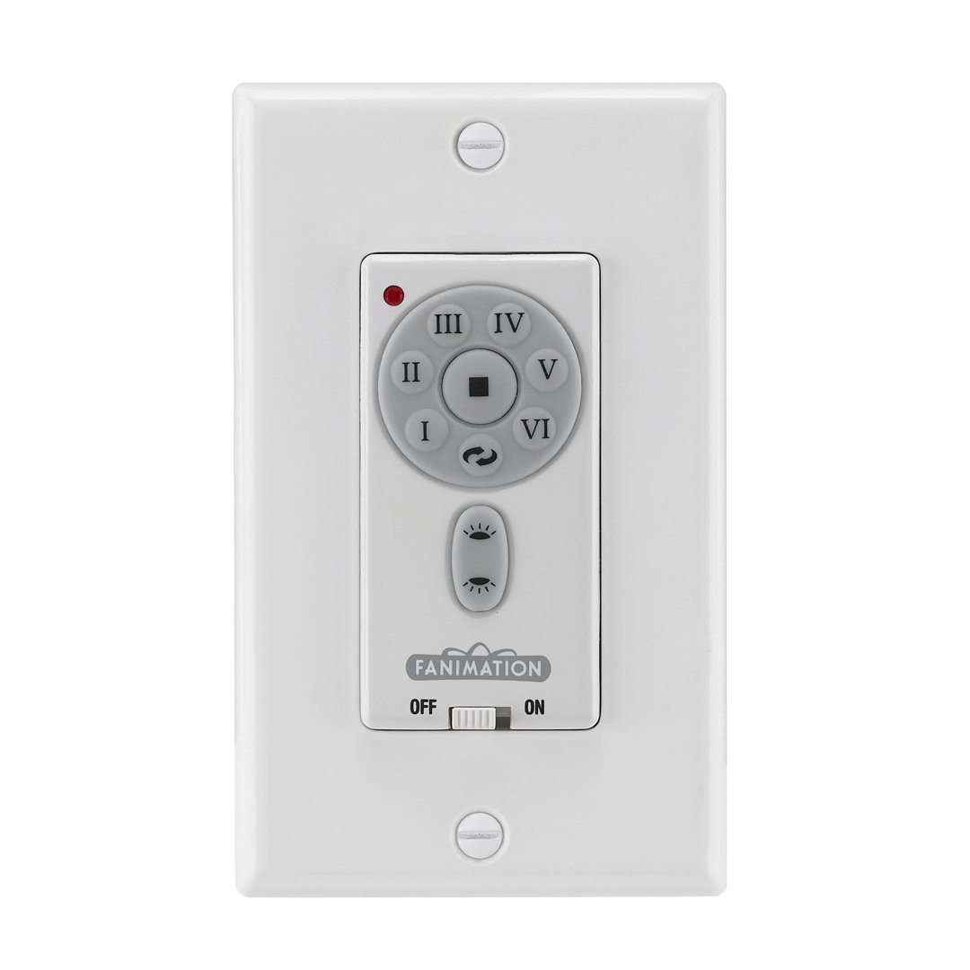 Ceiling Fan Wall Control - 6 Speed DC Motor Fan and Uplight/Downlight Fanimation 