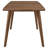 Natural Walnut Rectangular Dining Table