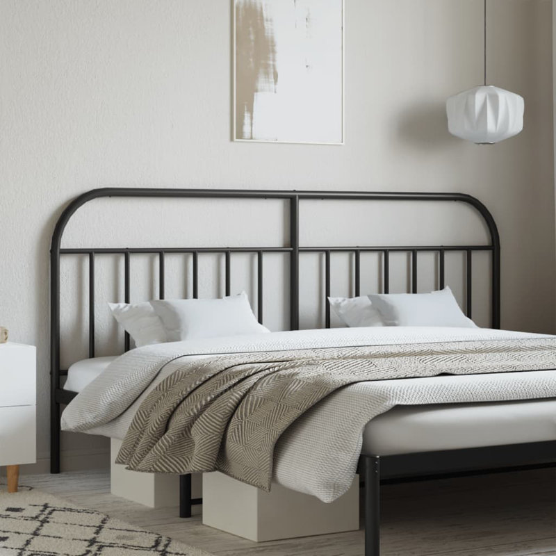 Steel Replace Headboard, 100 x 105 cm , Black