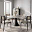 Table de salle à manger ronde en bois fritté brillant-1862882681-1863681779