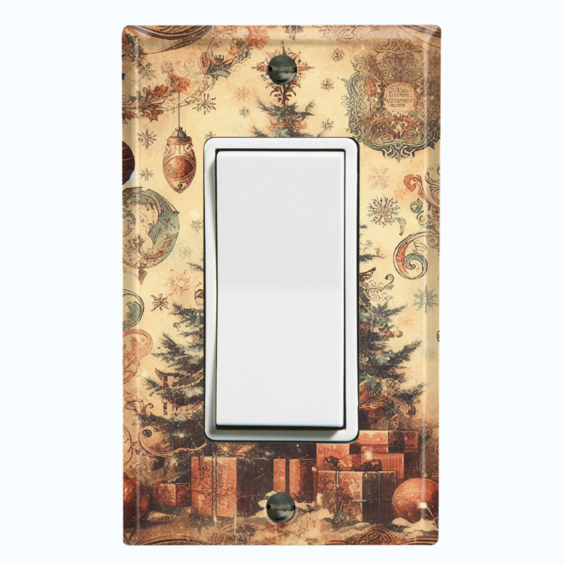 Nature Themed 1 - Gang Toggle Light Switch Standard Wall Plate