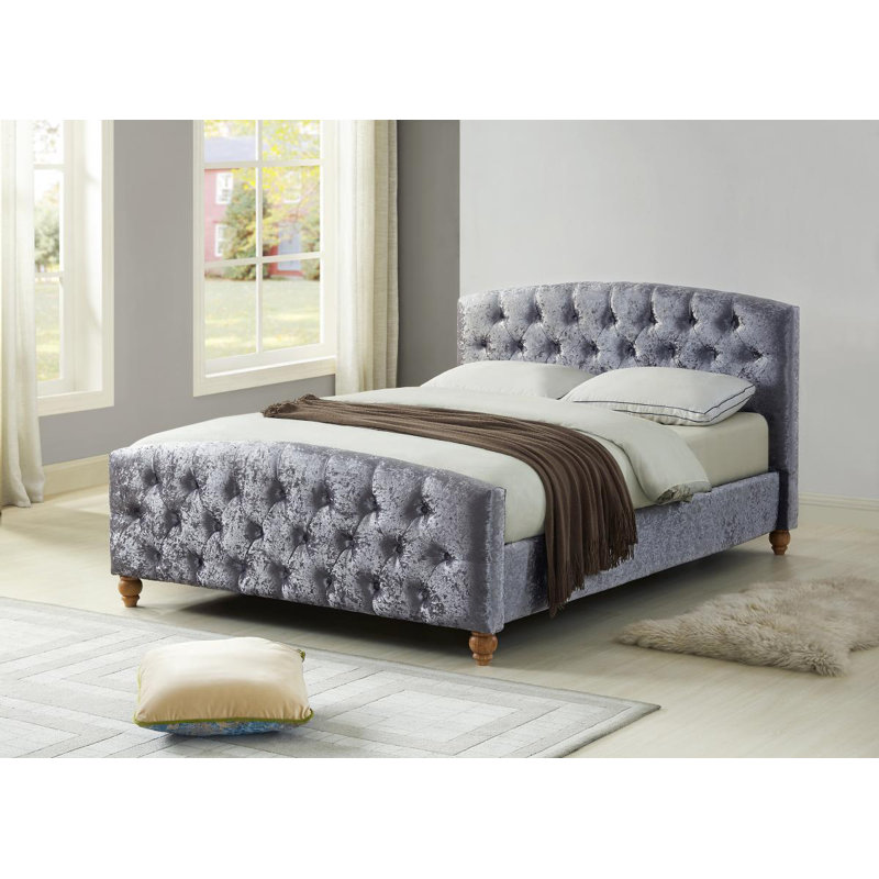 Aden Upholstered Bed, Double (4'6)