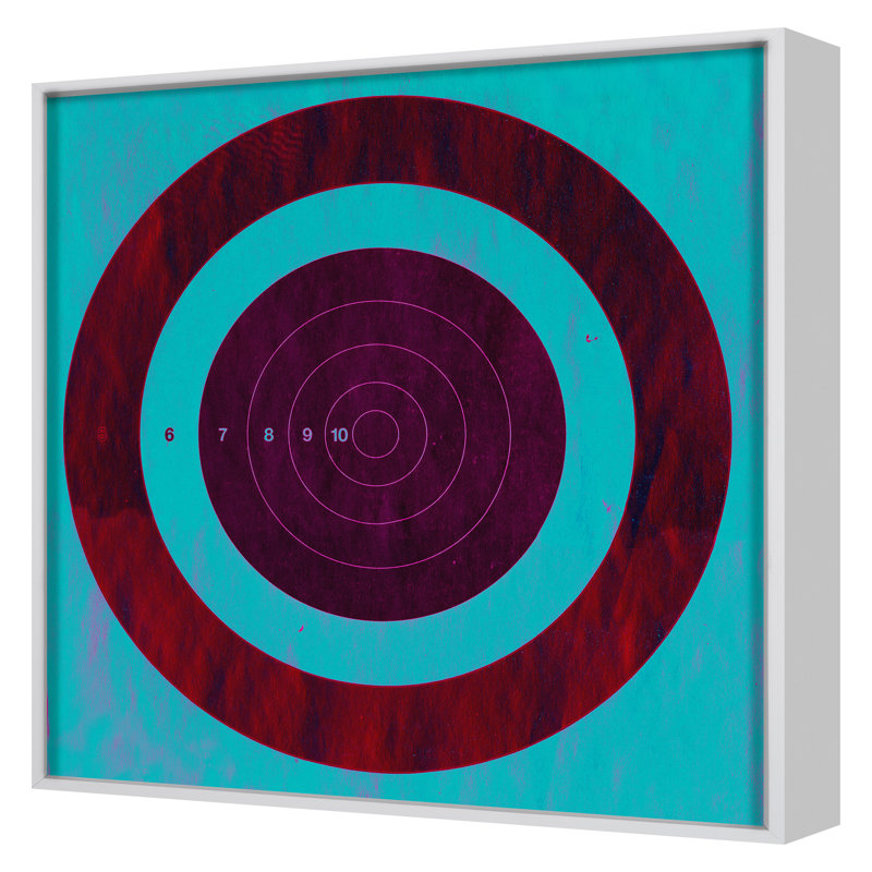 Target Blue Magenta Print by Dunker, Chris