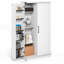 Armoire de cuisine avec 2 portes Furinno + Robin, armoire de cuisine avec 2 portes, 71 H, blanc