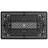 Rust- Cast Aluminum Patio Dining Table - 27.78'' High, 6 58.93X34.5 Inch Table, Black, Umbrella Hole, Protected, 6 Seating