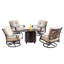 Oakland Living Outdoor 5 - Piece Conversation Set